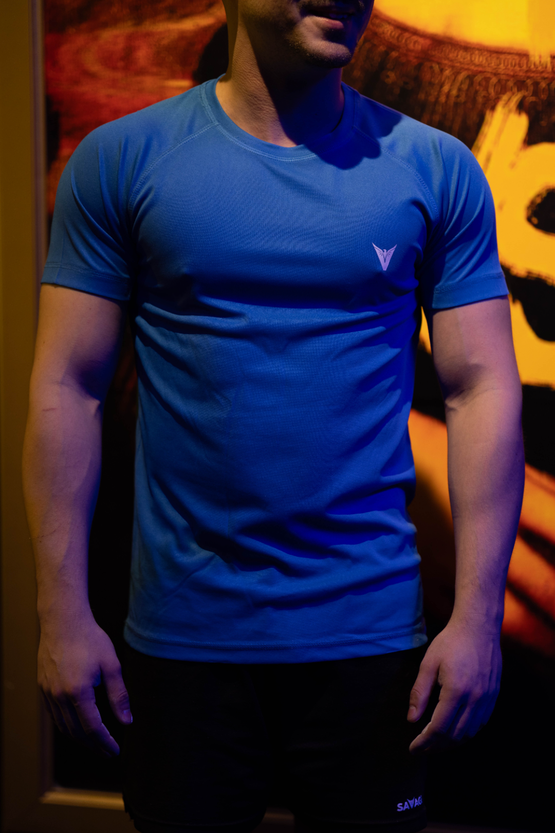 T-Shirt Azul DryFit - Classic V