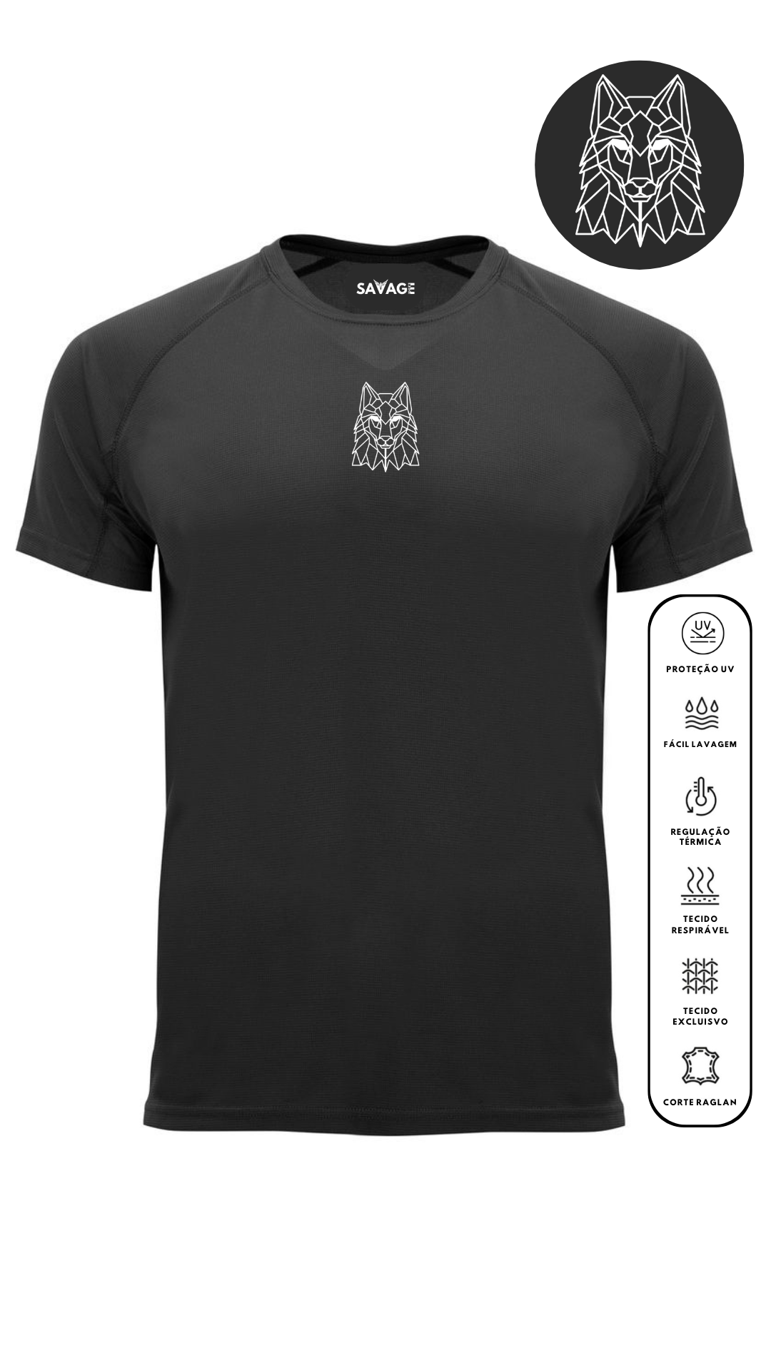 T-Shirt DryFit - Loup #1 